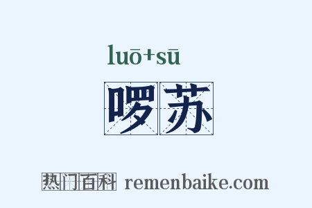 啰苏是什么意思的图片